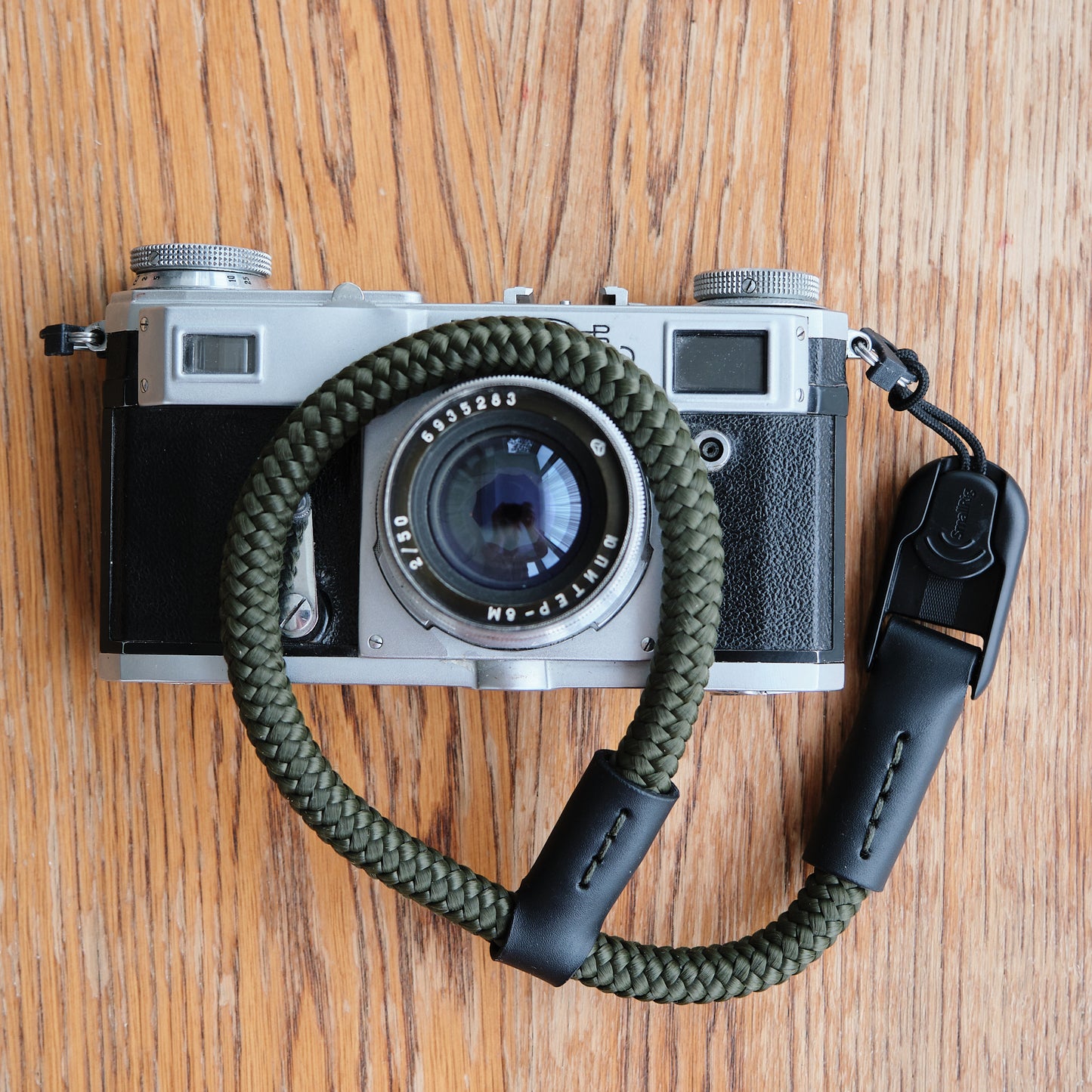 Boring wrist strap Army Green with SmallRig link