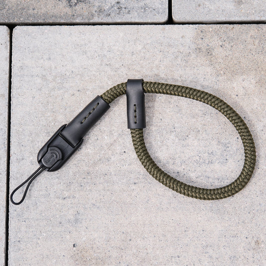 Boring wrist strap Army Green with SmallRig link