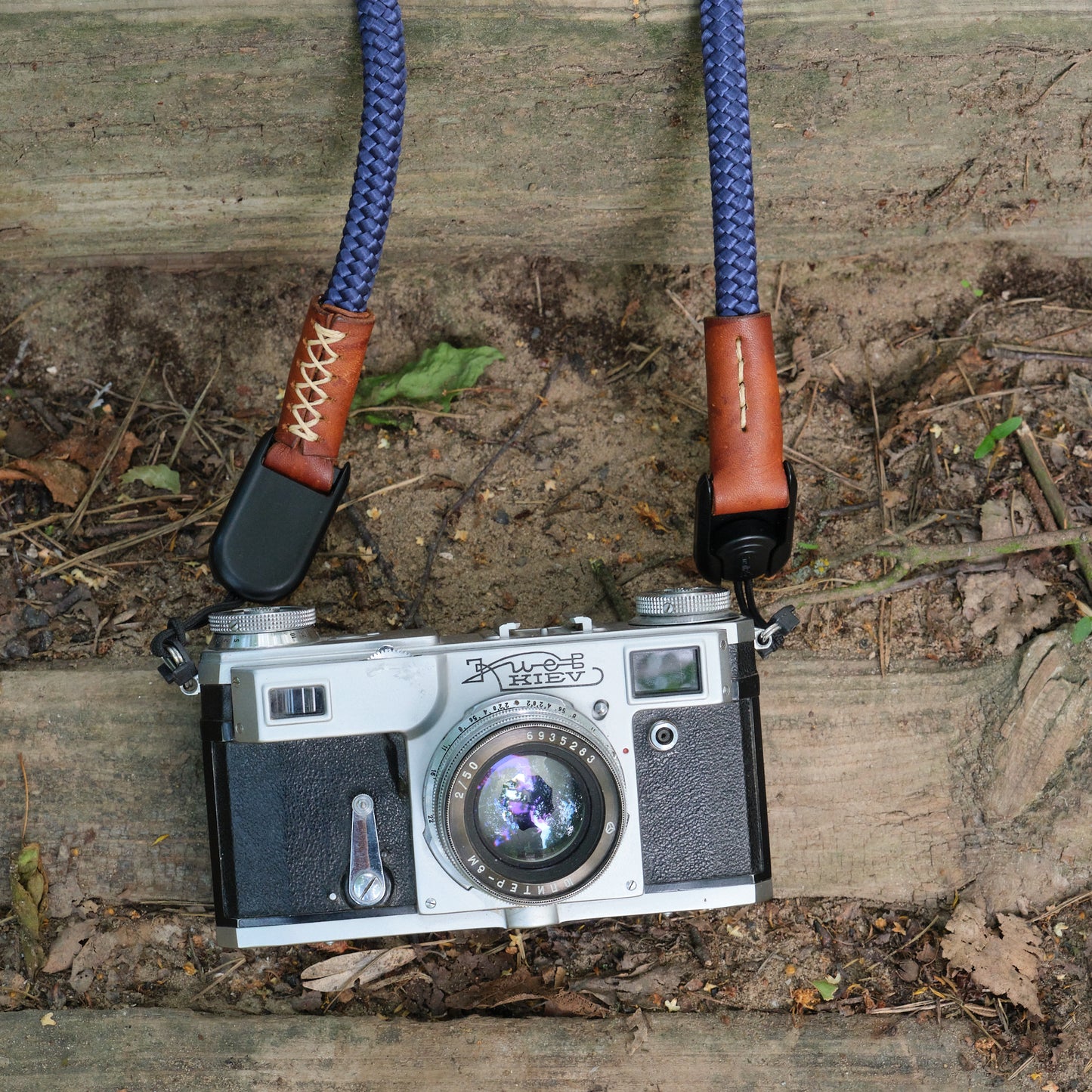 Boring Navy Blue strap with SmallRig links