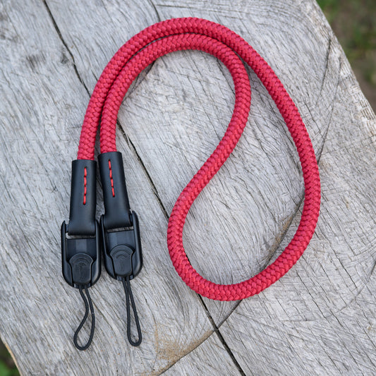 Boring Raspberry Red strap with SmallRig links